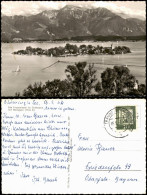 Ansichtskarte Chiemsee Fraueninsel Im Chiemsee; Alpen Blick 1962 - Chiemgauer Alpen