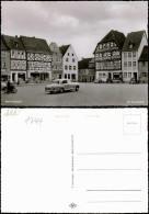 Ansichtskarte Mellrichstadt Marktplatz, Autos Geschäfte 1963 - Mellrichstadt