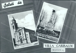 Ch644 Cartolina Saluti Da Villa Garibaldi Provincia Di Mantova Lombardia - Mantova