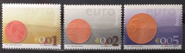 2002 - Portugal - MNH - Euro (€), The New Currency - 8 Stamps - Neufs