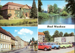 Bad Muskau Moorbad, Schlossruine, Ernst-Thälmann-Str., Platz Des Friedens 1979 - Bad Muskau