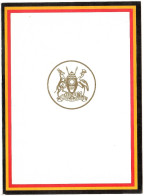 New Year - DOUBLE POSTCARD - Embassy Of Uganda In The United Nations - Uganda