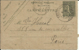 Entier Postal , 15 C , Type Semeuse Type IV , N° YT 130-CL6 , N° 746 , µ - Cartes-lettres