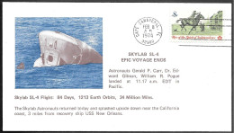 US Space Cover 1974. "Skylab 4" Splashdown ##06 - Verenigde Staten