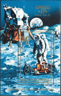 Hungary Space S/ Sheet 1973 MNH. "Apollo 17" Moon Landing - Europe