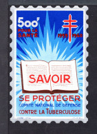 Tuberculose Antituberculeux - Grand Timbre De 1959  "500Fr Pour La Santé" -avec Sa Pochette - Antituberculeux