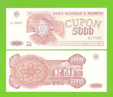 MOLDOVA 5000 CUPON 1993 P-4 UNC - Moldawien (Moldau)