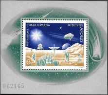 Romania Space S/ Sheet 1972 MNH. Apollo Program - Europa