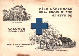 Carouge - Fête Cantonale De La Croix Bleue Genevoise - 5 Octobre 1930 - Suisse Schweiz Switzerland - Carouge