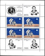 Romania Space S/ Sheet 1971 MNH. "Apollo 14" Moon Landing - Europa