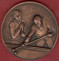 ** MEDAILLE  JOUEURS  BILLARD ** - Billiards