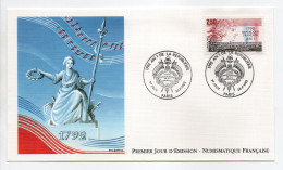 - FDC 1792 AN 1 DE LA RÉPUBLIQUE - PARIS 26.9.1992 - - Rivoluzione Francese