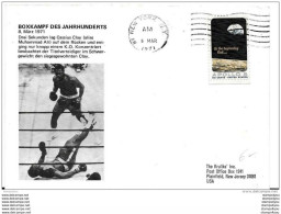 T1-24 - Enveloppe Américaine - Combat Du Siècle Cassius Clay  1971 - Boxing