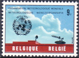 198 Belgium WMO OMM Meteorology Meteorologie MNH ** Neuf SC (BEL-311b) - Clima & Meteorologia