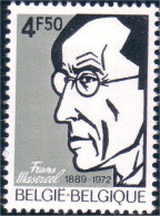 198 Belgium Frans Masereel Engraver Graveur MNH ** Neuf SC (BEL-308b) - Grabados