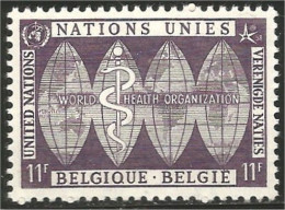 198 Belgium United Nations Unies OMS WHO Health Santé MNH ** Neuf SC (BEL-151) - OMS