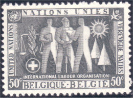 198 Belgium United Nations Unies ILO BIT MNH ** Neuf SC (BEL-146) - ILO