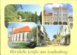 70115506 Senftenberg Niederlausitz Senftenberg Schlosspark Markt Kirche Kreuzsst - Brieske