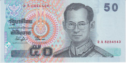 BILLETE DE TAILANDIA DE 50 BAHT DEL AÑO 2004 SIN CIRCULAR (UNC) (BANKNOTE) - Tailandia