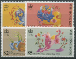 Hongkong 1994 Chinesisches Neujahr: Jahr Des Hundes 709/12 Postfrisch - Unused Stamps