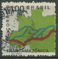 Brasilien 1971 Bau Der Transamazonica 1283 Gestempelt - Usados
