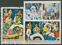 Brasilien 1969 Karneval Rio De Janeiro 1243/45 Postfrisch - Unused Stamps