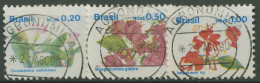 Brasilien 1989 Freimarken: Pflanzen Blüten 2303/05 Gestempelt - Usati