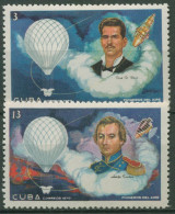 Kuba 1970 Pioniere Der Luftfahrt Ballon Satellit 1586/87 Postfrisch - Nuovi
