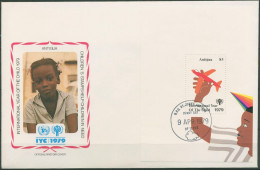 Antigua 1979 Jahr Des Kindes Block 42 FDC (X62062) - 1960-1981 Autonomia Interna