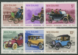 Neuseeland 1972 Oldtimer-Rennen Automobile 573/78 Postfrisch - Unused Stamps