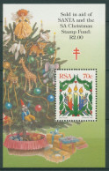 Südafrika 1996 Weihnachten Weihnachtsbaum Block 49 Postfrisch (C25081) - Blocs-feuillets