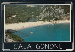 CARTOLINA  CALA GONONE NUORO SARDEGNA CALA LUNA VIAGGIATA 1986  Y3 - Nuoro