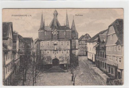 39085971 - Frankenberg I. H. Rathaus Gelaufen, 1921 Kleiner Knick Unten Links Und Unten Rechts, Leichte Abschuerfungen, - Kirchhain
