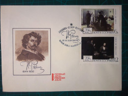 RUSSIE. Enveloppe FDC Commémorant Le 125ème Anniversaire D'Ilya Yefimovich Repin, Artiste, Peintre Soviétique De Renom. - FDC