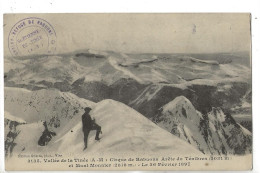 Saint-Étienne-de-Tinée (06) : GP D'un Guide De Montagne Sur L'arête Du Ténibres Env 1909 (animé) PF - Saint-Etienne-de-Tinée