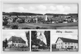39126571 - Otting In Schwaben Mit Gemischtwaren Gg. Dollinger, Kirche Und Schule Gelaufen. Leichter Stempeldurchdruck,  - Kaufbeuren