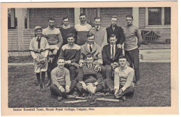 Senior BASEBALL Team - MOUNT ROYAL COLLEGE - CALGARY - RARE - Calgary