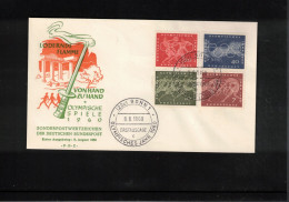 Germany 1960 Olympic Games Rome FDC - Estate 1960: Roma