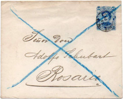 ARGENTINA 1891 - Entire Envelope Of 15c Jose M. Paz To Rosario, Santa Fe - Brieven En Documenten