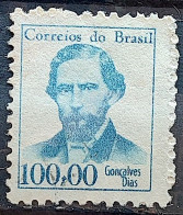 Brazil Regular Stamp RHM 522 Famous Figures Goncalves Dias Literature 1965 - Neufs