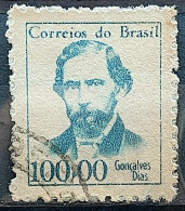 Brazil Regular Stamp RHM 522 Famous Figures Goncalves Dias Literature 1965 Circulated 3 - Oblitérés