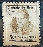 Brazil Regular Stamp RHM 521 Famous Figures Angelo Moreira Da Costa Lima 1966 Circulated 7 - Used Stamps