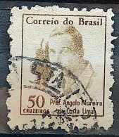 Brazil Regular Stamp RHM 521 Famous Figures Angelo Moreira Da Costa Lima 1966 Circulated 5 - Used Stamps