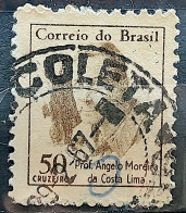 Brazil Regular Stamp RHM 521 Famous Figures Angelo Moreira Da Costa Lima 1966 Circulated 3 - Oblitérés