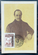 Maximum Card Augusto Comte Positivism 1957 - Maximum Cards