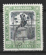 BARBADOS....KING EDWARD VII...(1901-10.).." 1906..".....HALFd.......SG146...........CDS....VFU...... - Barbados (...-1966)