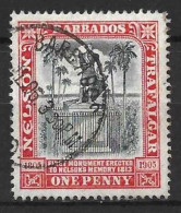 BARBADOS....KING EDWARD VII...(1901-10.).." 1906..".....1d.......SG147...........CDS....VFU...... - Barbados (...-1966)