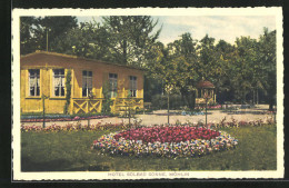 AK Möhlin, Hotel Solbad Sonne, Gartenpartie Mit Blumenrabatten  - Möhlin