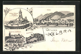 AK Kelbra, Kaiser Wilhelm Denkmal Auf Dem Kyffhäuser, Burgruine Kyffhäuser, Rothenburg  - Kyffhäuser