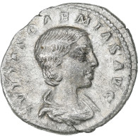 Julia Soaemias, Denier, 218-222, Rome, Argent, TB+, RIC:243 - La Dinastía De Los Severos (193 / 235)